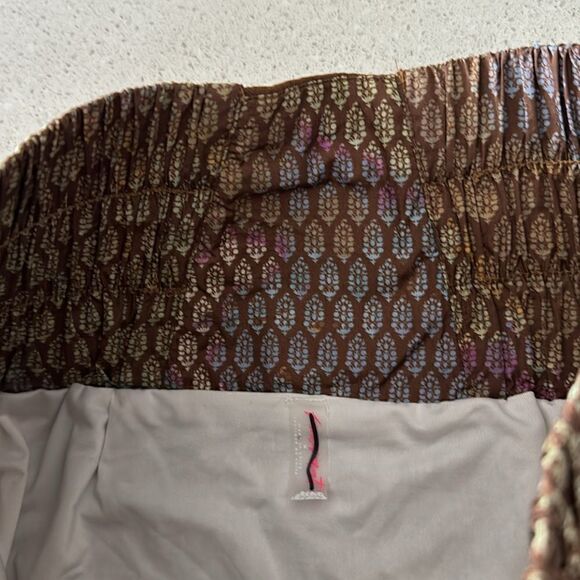 NWOT Free People Way Home Shorts Printed High Rise M Water Resistant Built Brief - Picture 10 of 13